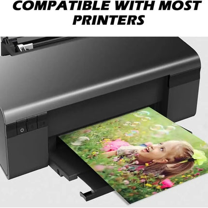 A3/A4/A5 Photo Paper 20Sheets, Waterproof Glossy for Photo Paper,230gsm Card Paper Inkjet Photo Paper
