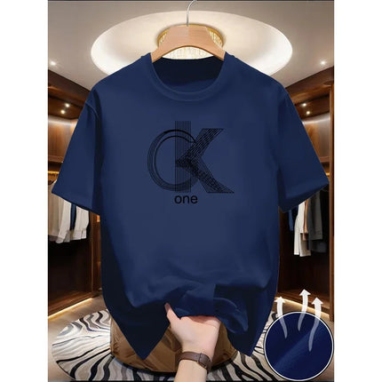 2026 Men's Graphic T Shirts Casual Crew Neck Short Sleeves Summer Essential Fashionable Prints Comfortable Basic Tees for Daily