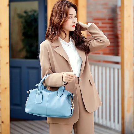 Women Handbags 2024 New Lychee Pattern Women's Korean Version Sweet And Fashionable Soft Women's Bag