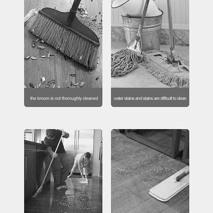 Magic Silicone Broom Household Floor Wiping Tool Dual-Purpose Mop Dust Sweeping Bathroom Dual Use Silicone