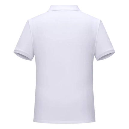 Summer Pure Cotton Short-Sleeved T-Shirt Polo Shirt for Men's and Women's Custom Printed Logo Embroidered Logo