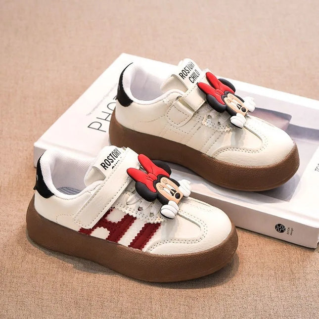2026 Children's New Casual Shoes Girls Fashion Sneakers Cute Cartoon Boys Sport Shoes Anti-slip Soft Sole Kids Board Shoes