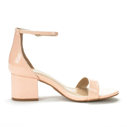 Women Sandals 2026 New Summer Sexy Open Toe Ankle Strap Sandal High Heels Gladiator Ladies Buckle Thick Heel Party Wedding Shoes