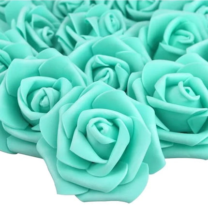 10/20/50Pcs Artificial Foam Rose Flowers PE Fake Flower for Home Room Dceor Wedding Party Halloween Thanksgiving Christmas Decor