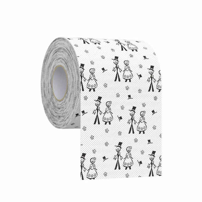 1 Roll Room Supplies Decor Tissue Wedding Birthday Gifts Toilet Paper Funny Birthday Rolls Roll Printed Funny Paper Towel
