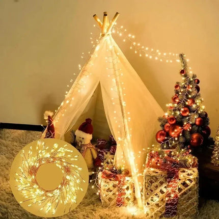 3/6M USB Powered Remote Control Fairy Lights for Wedding Christmas Party Garden Decoration Firecracker String LED Lights