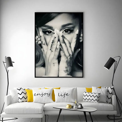 POPULAR Ariana Grandee Poster HD Waterproof Self-Adhesive Wall Art - Versatile Decor for Any Space | Perfect Gift Idea
