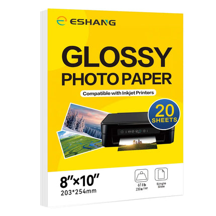A4 20 Sheets | 100 Sheets 3R/4R/5R Glossy Photo Paper for Inkjet Printer, Bright Color, Suitable for Photography, Family, Festiv