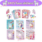 8pcs Face Stickers / China Mainland / others