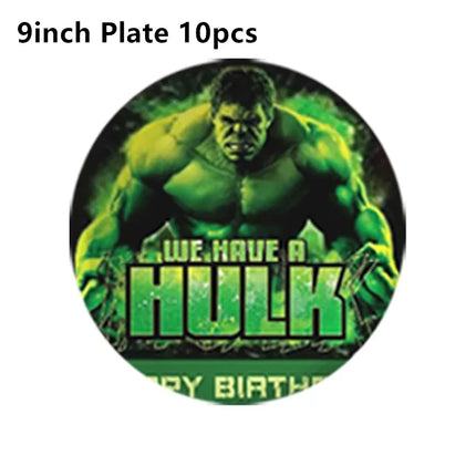 The Avengers Hulk Latex Balloon Superhero Foil Ballons Green Anger Cake Topper Happy Birthday Banner Party Decor Kids Gift Toys