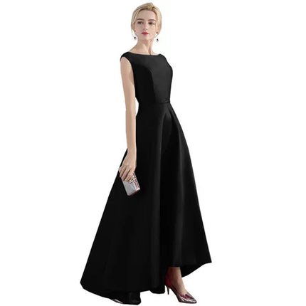 Satin Elegant Long Prom Evening Guest Summer Dresses For Women 2023 Sexy Host Wedding Bridesmaid Party Ball Gown Maxi Vestidos