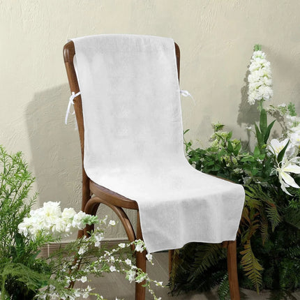 Custom Wedding Chair Banner Personalized Name Date Chair Backdrop Fabric Sign Rustic Wedding Reception Decoration Supplies