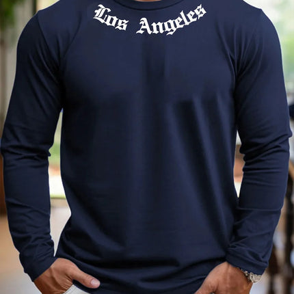 2025 3D USA American Flag Printed Men's Long-Sleeved T-Shirt Daily Warm-Up Men's Shirt For Autumn/Winter Street Fashion T-Shirt