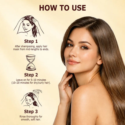 100g/250g Collagen Keratin Hair Mask Moisturizer Repair Conditioner Damaged Frizzy Hair Smooth Revitalizing Hair Care for Adult