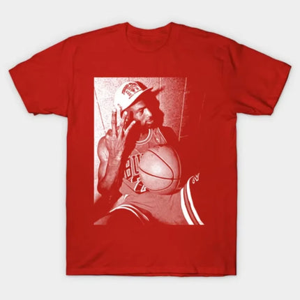 2026 Michael Jordan Basketball New Men's T-Shirt Unisex O-Neck Cotton Short Sleeve Oversized Fashion Popular Tee Fans Gifts