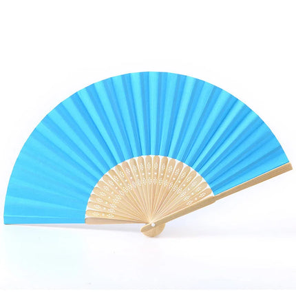 1/3/5/10Pcs Foldable Paper Fan Portable Chinese Bamboo Fan Wedding Gifts For Guest Birthday Party Decoration Kids Painting