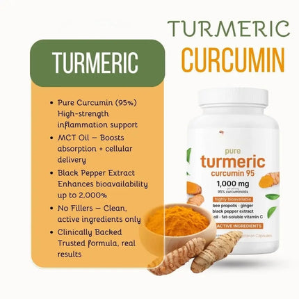30pcs Turmeric Health Capsules With Black Pepper Supports Joint Health And Flexibility Dietary Supplement Vegetarian Antioxidant