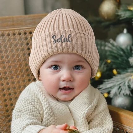 Personalized Name Newborn Baby Girl Boy Outfit Sweater Oversized Knitted Sweatshirt Romper Infant Warm Fall Winter Clothes