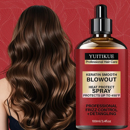 YUITIKUE Heat Protect Hair Oil, Keratin Blowout Treatment for Smooth, Frizz-Free Hair 1 sold byWildflower Wonders S... (4.1 | 10