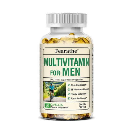 Multi Men's Daily Multivitamin Immune & Energy Support, 120ct | Immune Health Support From Zinc, Selenium, Manganese & Vitamin