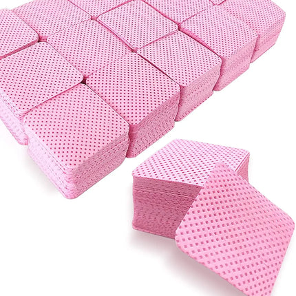 100/200/300PCS Lint Free Nail Wipes, Glue Wipes, Absorbent Soft Non-woven 200pc Lint- Free Cotton Wipes Nail Polish Remover Wipe