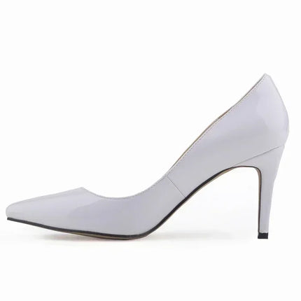 Large Size Women Pumps Classic Pointed Toe High Heels Sexy 9cm Stilettos Female Elegant Comfort Ladies Red Wedding Party Shoes