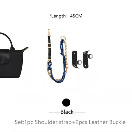 Miu Bag Strap For Longchamp Mini Handbag Bag Durable Woven Bag Shoulder Strap Crossbody Bag Belt Bag Replacement Accessories