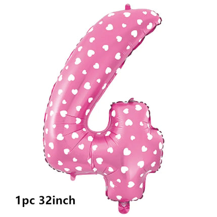 Mermaid Balloons The Little Princess Happy Birthday Banner Party Decoration Disposable Tableware Cake Topper Background Stickers