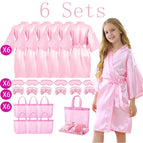 6 Sets Pink / Size 4
