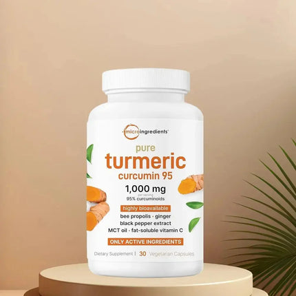 30pcs Turmeric Health Capsules With Black Pepper Supports Joint Health And Flexibility Dietary Supplement Vegetarian Antioxidant