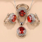 Rhodium-plated / White / United States