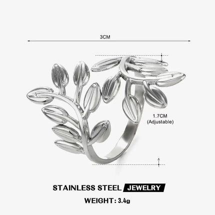 Gold Color Stainless Steel Heart Ring Women Metal Finger Hollow Ring Waterproof Jewelry Girlfriend Gift Bijoux Femme Anillos