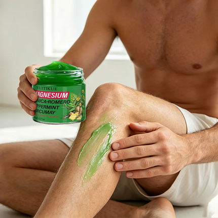 YUITIKUE Natural Plant Magnesium Joint Cream Soothe Tense Muscles Whole Body Sports Massage Ointment