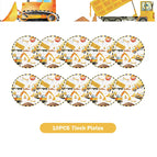 10Pcs 7inch Plates