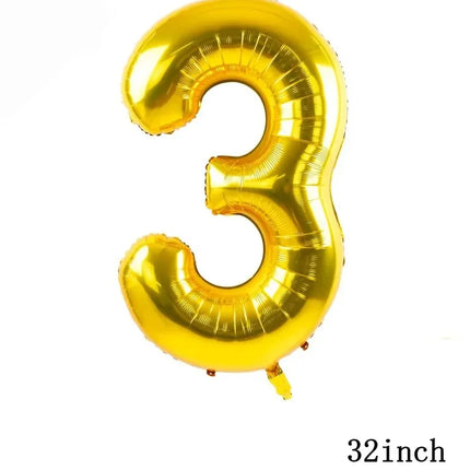 New 1Set Numberblocked Party Supplies TV Show Number Latex Balloons Toy Decor Happy Birthday Banner Bunting Cake Topper Balloon