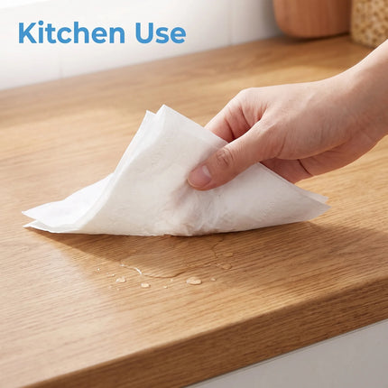 12 Rolls Toilet Paper 4 Ply Ultra Soft 100% Virgin Wood Pulp High Absorbency Biodegradable Household Bathroom Tissue Paper for Home Kitchen Hotel