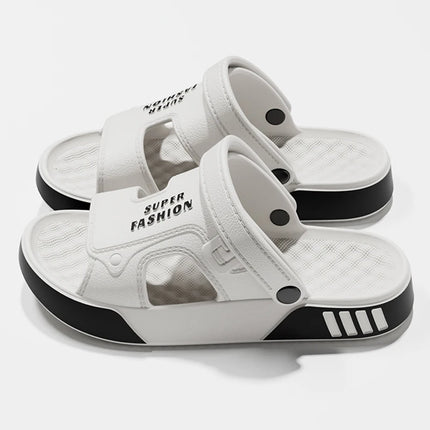2026 Summer Platform Sport Sandals Men Outdoor Fishing Beach Waterproof Non Slip Slippers Men Lightweight Soft Sole Eva Sandals