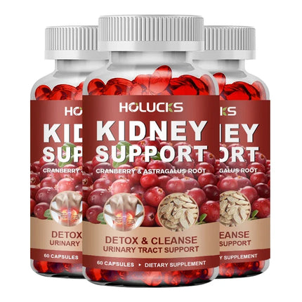 Kidney Capsules, with Cranberry & Astragalus, Support Bladder Health, Promote Detox & Cleanse, Immune for Urinary Tract Wellness