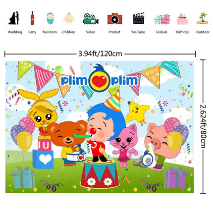 Circus Theme Clown Birthday Party Decoration Tableware Cup Plate Balloon Backdrop Baby Shower Kids Birthday Party Supplies Toy