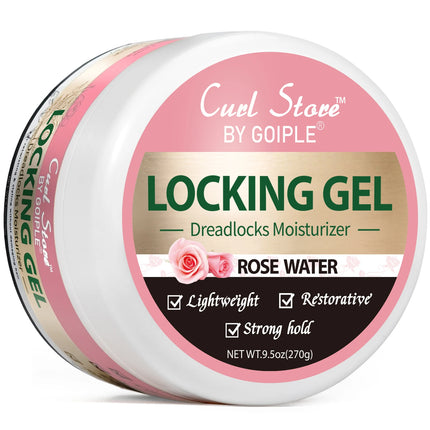 GOIPLE Locking Gel 9.5 oz Dreadlocks Moisturizer for Braids and Locs, Strong Hold, No Flake, Lightweight, Styling Gel