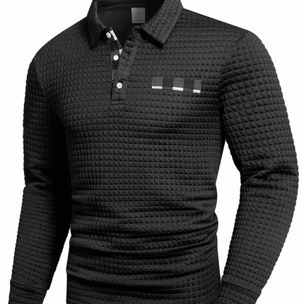 2025 New Spring and Autumn Europe Men Knitted Grid Texture Casual Large hoodie Jumper Small Plaid Jacquard Men clothing