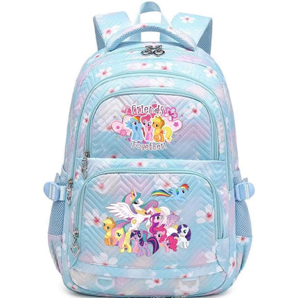 My Little Pony Colorful School Bags Junior/senior High school Oxford cloth backpacks Boys and Girls double-shoulder school bags