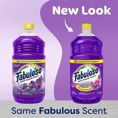 Multi Surface Cleaner Lavender Multi-Purpose Cleaner 2X Concentrated Formula Floor Cleaner - 56 Fl oz for Routine Surface Care