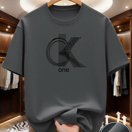 2026 Men's Graphic T Shirts Casual Crew Neck Short Sleeves Summer Essential Fashionable Prints Comfortable Basic Tees for Daily
