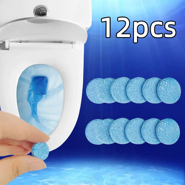 12/30/60pcs Toilets Cleaning Effervescent Tablet Toilet Cleaner Deodorant Remover Urine Stain Yellow Dirt Home Batnroom Cleaning