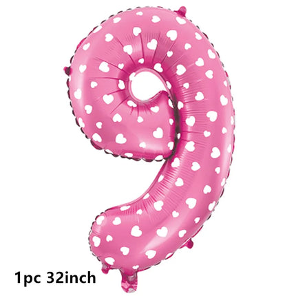 Mermaid Balloons The Little Princess Happy Birthday Banner Party Decoration Disposable Tableware Cake Topper Background Stickers