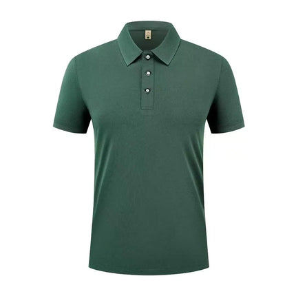 Women's Basic Solid Color Short-Sleeved POLO Shirts Summer Knitted Tops Daily Casual Models Can Be Machine Washed and Dry Clean