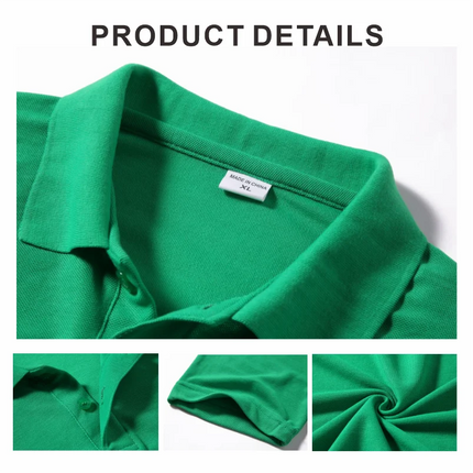 Customized Logo Breathable Polo Shirt Casual Company Group Clothing Lapel Short Sleeve Polo Shirts Work Clothes Print Embroidery