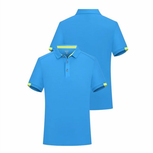 2024 Quick-drying Sports Polo Shirt Custom Design Company Brand Logo print Embroidery Breathable Lapel Short Sleeve Polo Shirts