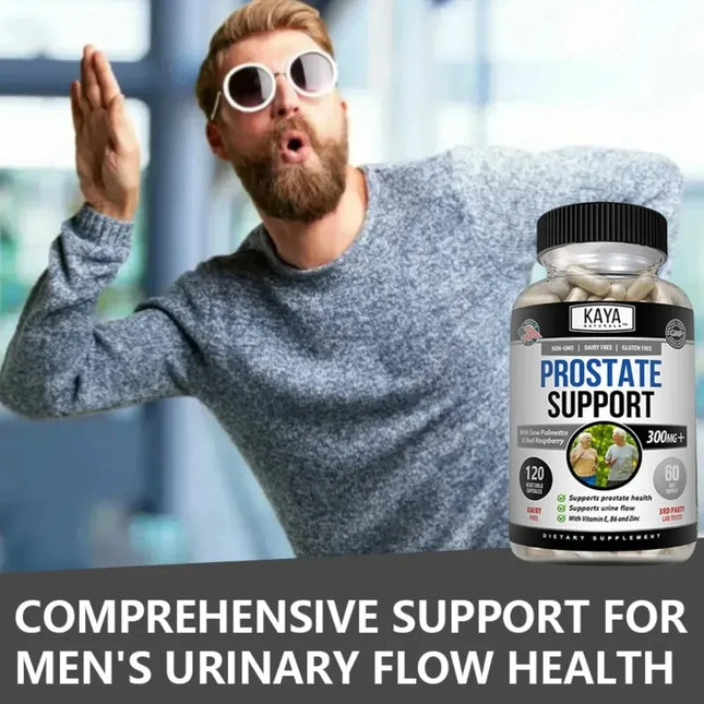 Prostate Health - Contains Saw Palmetto, Supports Male Prostate and Urinary Tract Health, Bladder Control, Antioxidant